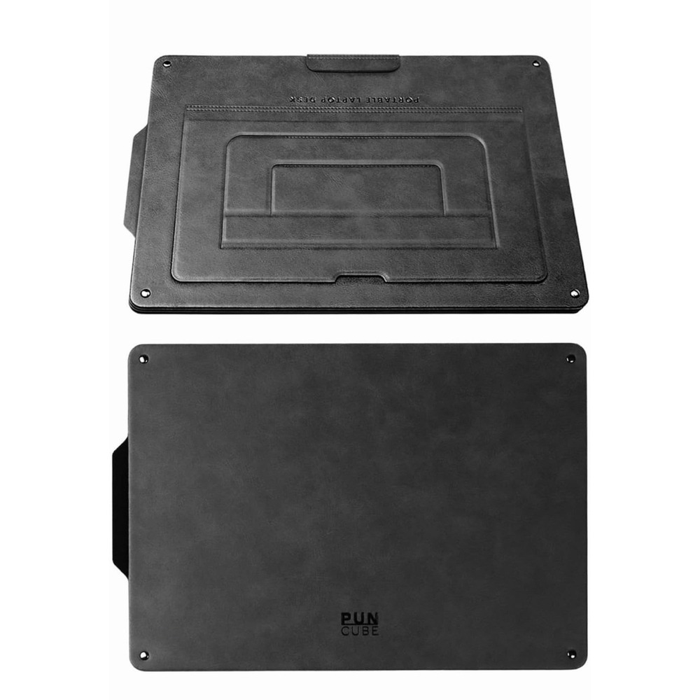 PUNCUBE Portable Lap Desk - with‎ Retractable Mouse Pad, Black